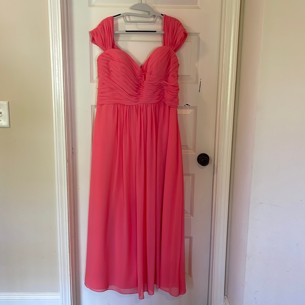 Bill Levkoff Coral formal dress Size 22